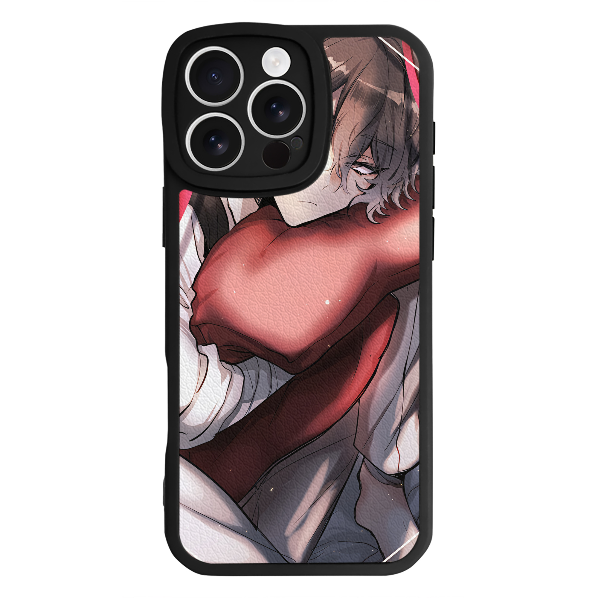 （画像用） 文豪ストレイドッグス Bungo Stray Dogs 【iPhone 16シリーズ対応】シリコンスマホケース（レザー調） 材質：シリコン